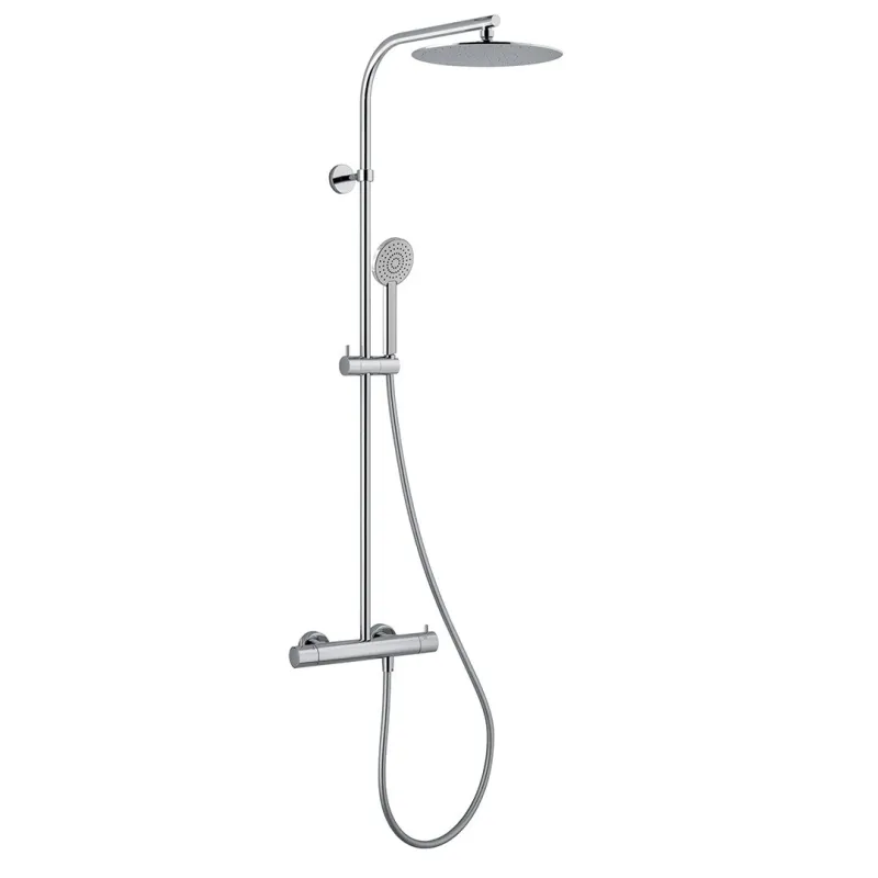 Système douche thermostatique chromé THEWA PRO1