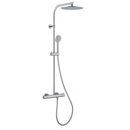 Système douche thermostatique chromé THEWA PRO1