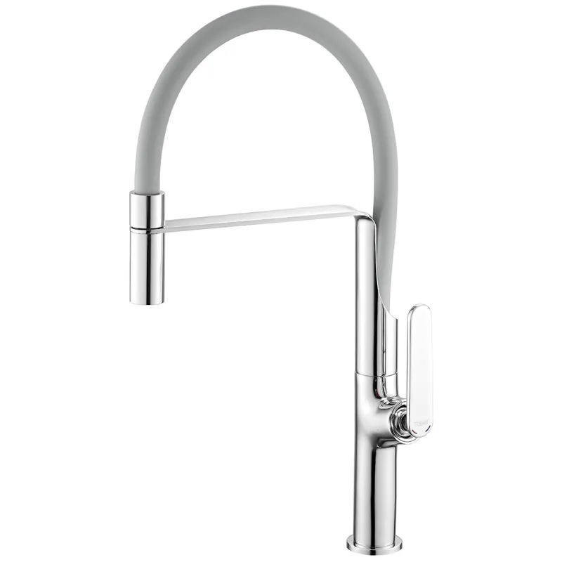 Mitigeur chromé cuisine THEWA TUBIG13