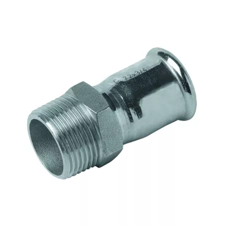 Raccord mixte inox 316L BSP Mâle / à sertir Femelle