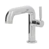 Mitigeur lavabo chromé bec long style industriel THEWA HAN15C