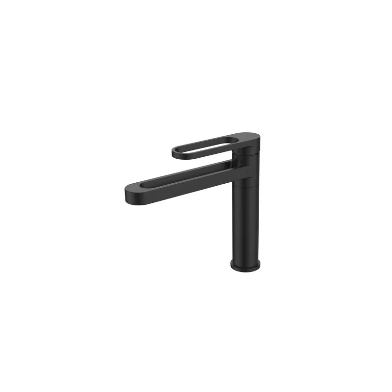Mitigeur lavabo médium noir THEWA NEE16
