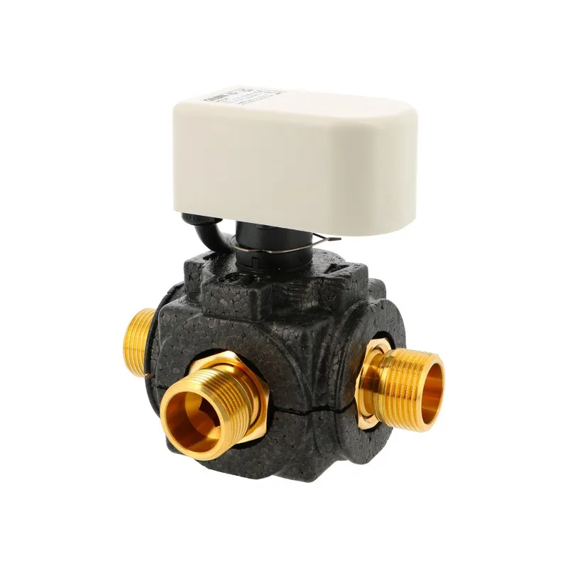 Vanne de zone chauffage et rafraichissement motorisée pour P.A.C