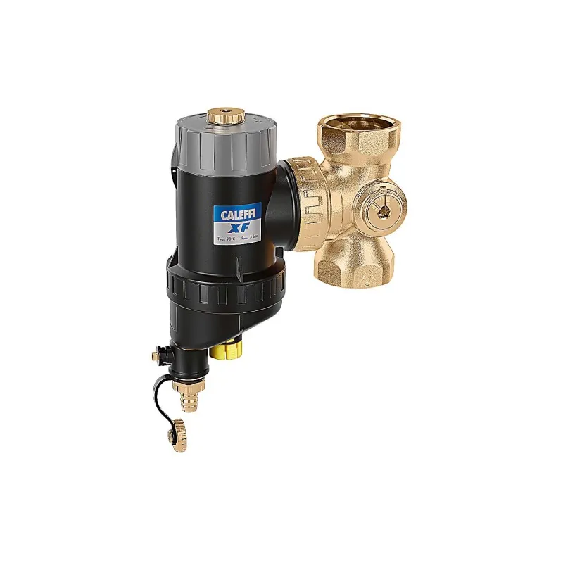 Pot de décantation magnétique premium, raccord fileté et by-pass