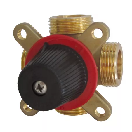 Vanne mâle laiton 4 voies THERMOMIX