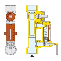 Balancing and shut-off valve for geothermal manifold