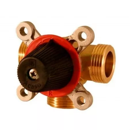 Vanne mâle laiton 3 voies THERMOMIX