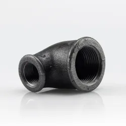Raccord fonte malléable fileté coude réduit femelle