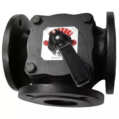 Vanne  mélangeuse fonte à brides 3 voies