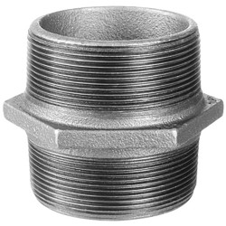 Raccord fonte malléable fileté Mamelon mâle filetage droite/droite