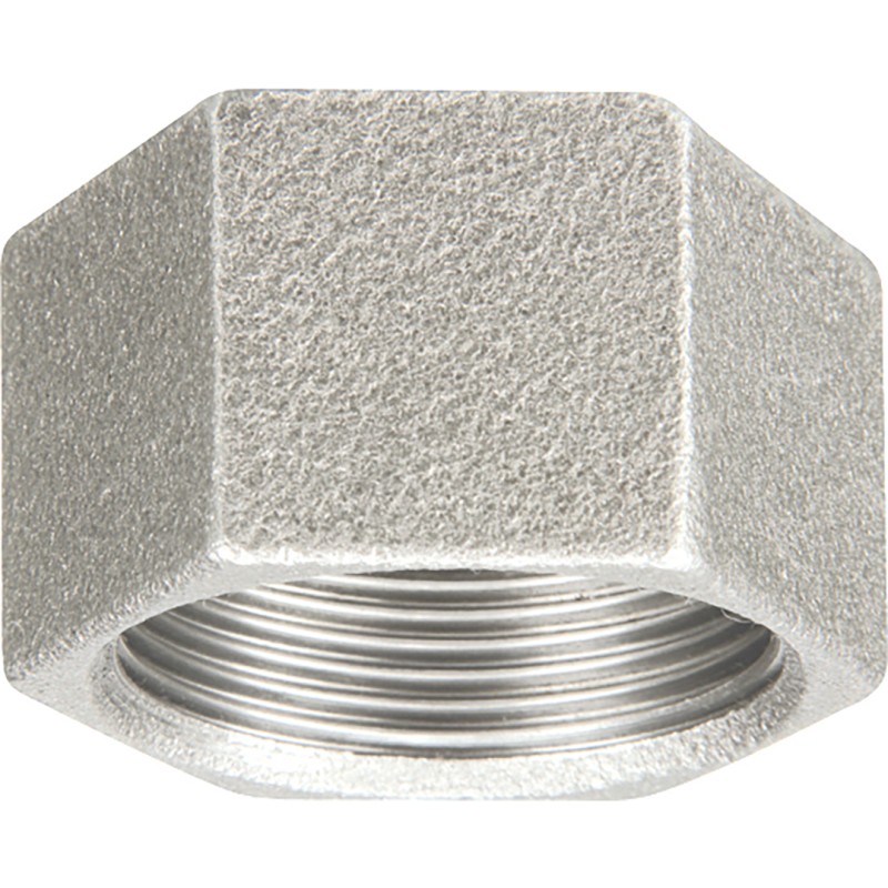 Raccord fonte malléable fileté Bouchon femelle hexagonale