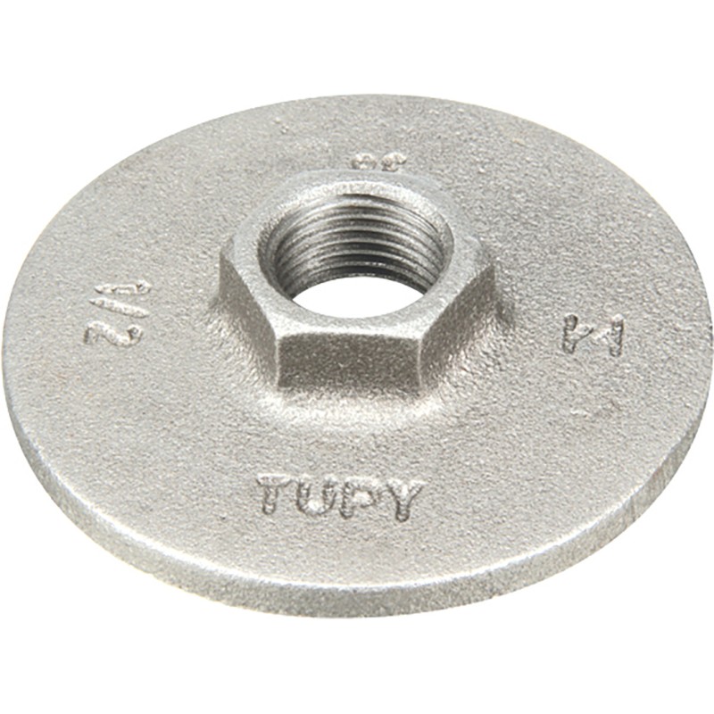 Raccord fonte malléable fileté Bride rondes sans trou