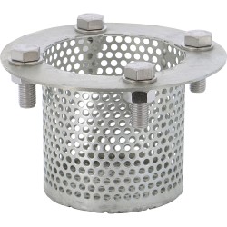 Galvanized steel strainer with PN10/16 flanges