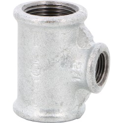 Raccord fonte malléable fileté Té réduit femelle