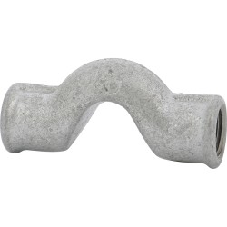 Raccord fonte galvanisé dos d'âne fonte malléable