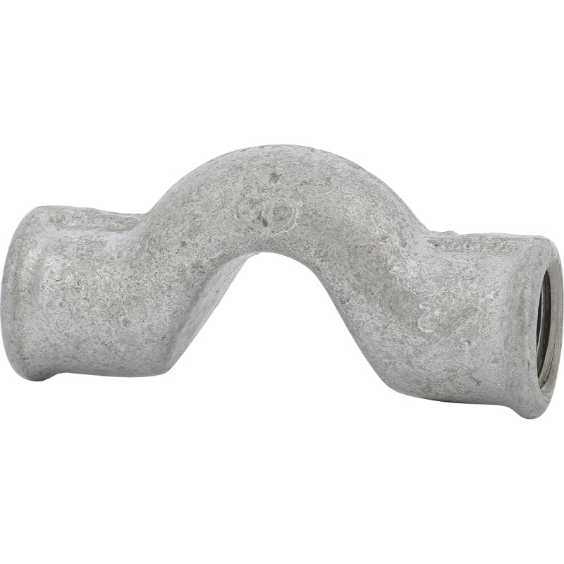 Raccord fonte galvanisé dos d'âne fonte malléable