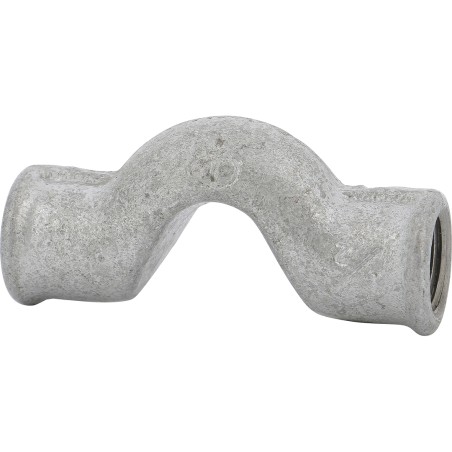 Raccord fonte galvanisé dos d'âne fonte malléable