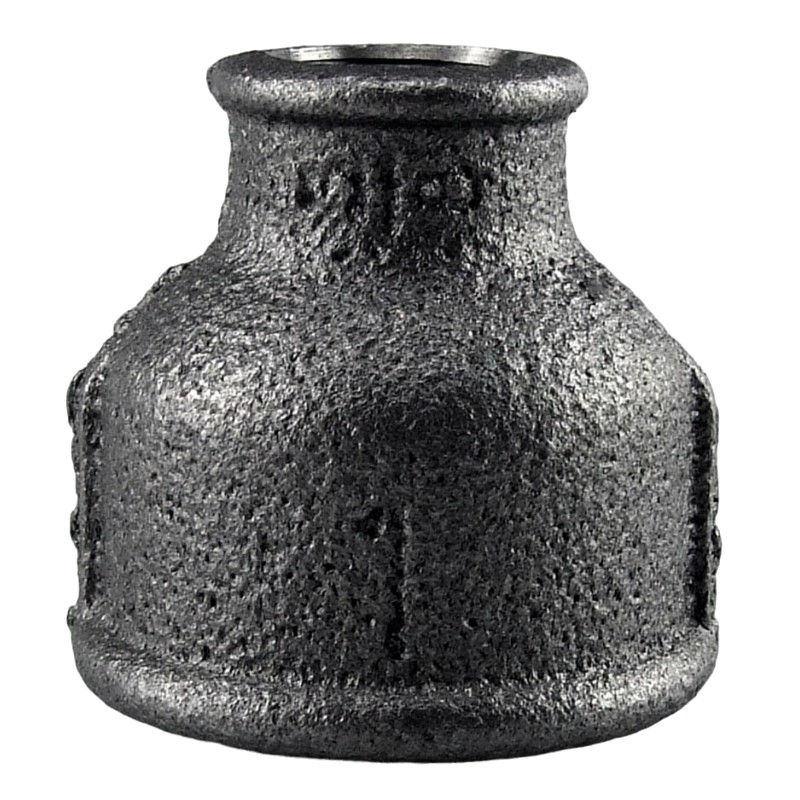 Raccord fonte malléable noir fileté Manchon réduit femelle