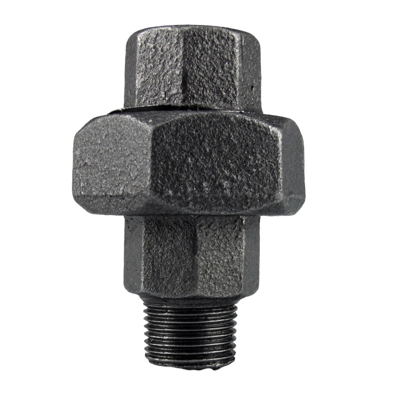 Raccord fonte malléable fileté Manchon union mâle et femelle à joint conique