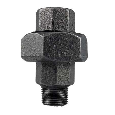 Raccord fonte malléable fileté Manchon union mâle et femelle à joint conique