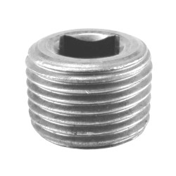 Raccord fonte malléable fileté Bouchon mâle creux 4/6 pans