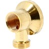 Brass fitting 1/2'' bare wall bracket