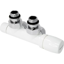 White straight angle valve...