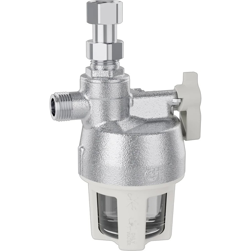 Polyphosphate anti-scale doser for wall-mounted boilers