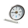 D63 Spring-Loaded Wall-Mounted Thermometer