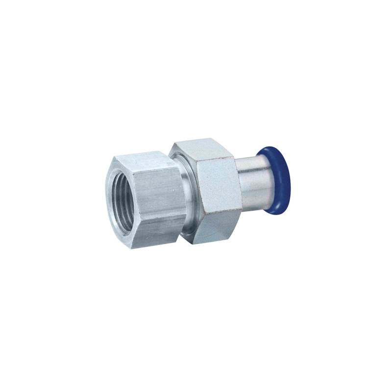 Stainless steel 316L BSP female / female press connection