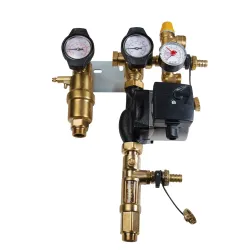 Groupe de transfert retour sans coque d'isolation pour installations solaires