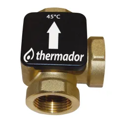 Vanne thermostatique THERMOVAR pour chaudière à combustible solide