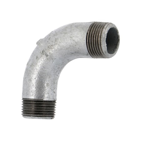 Coude fonte malléable galvanisé mâle