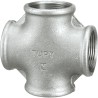 Galvanized malleable iron fitting with female cross thread