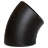 Coude ASTM LR 3D 45° sans soudure P265GH Série E / SCH20
