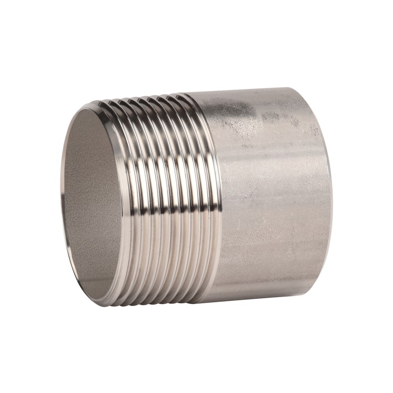 Raccord acier inox embout mâle à souder longueur 50mm