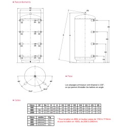 Standard heating storage tanks