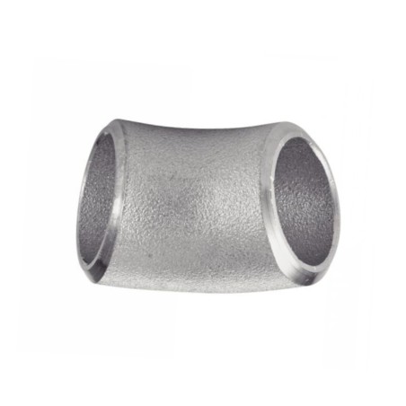 Coude 45° inox 316L SCH40S sans soudure ANSI