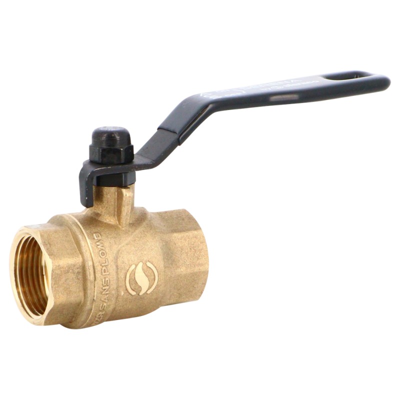 CW724R Serena black lever female lead-free brass ball valve