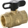 CW724R Serena brass female lead-free ball valve with black handle