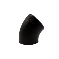 Coude 3D acier SCH40 45° sans soudure P265GH à souder