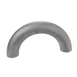 Coude 5D 180° sans soudure acier NF EN 10253-1 S235 (T10) noir