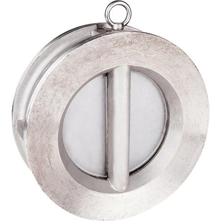 Clapet de non-retour à double battant inox métal/métal