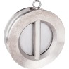 Clapet de non-retour à double battant inox métal/métal
