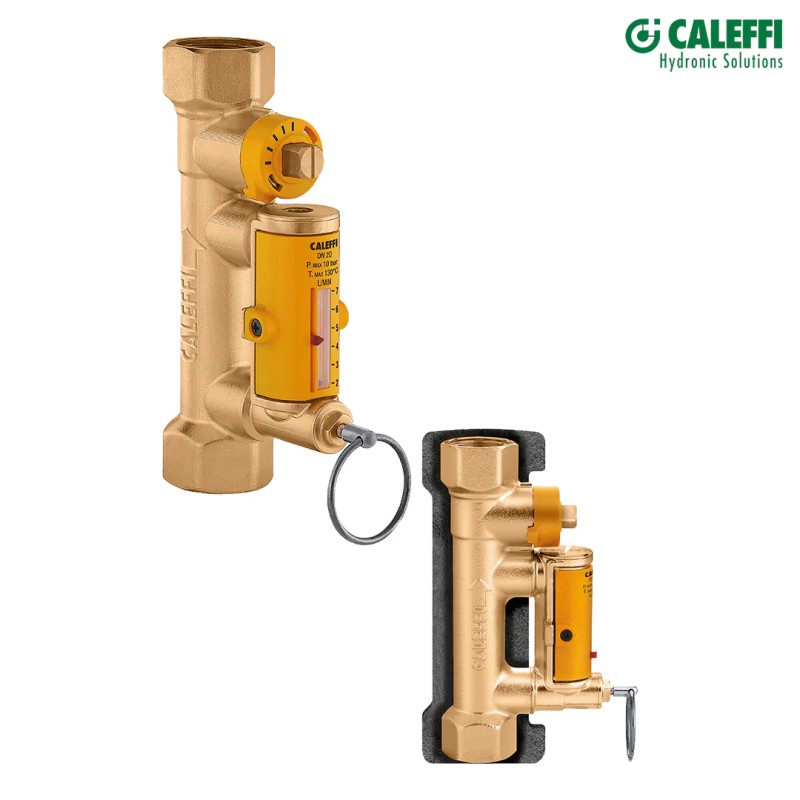 Manual solar-style balancing valve with direct readout