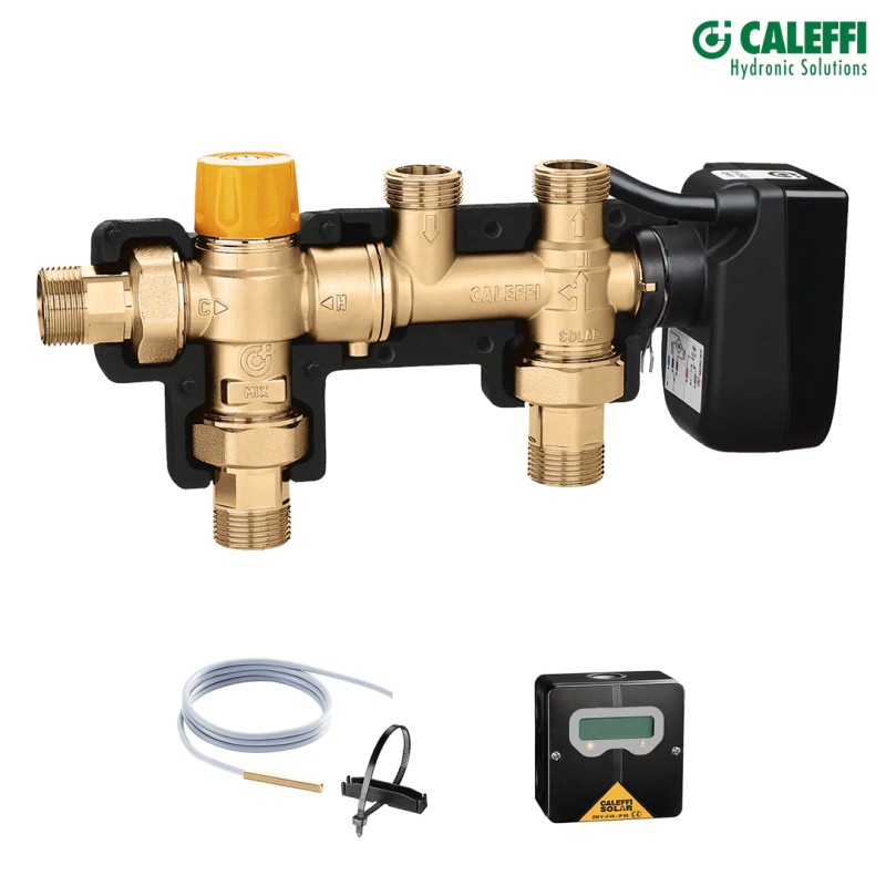 KIT DE PRIORITÉ SOLAIRE pour chaudière avec ballon ou préparateur E.C.S avec vanne directionnell