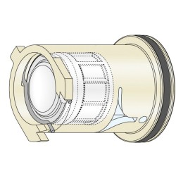 Cartouche pour autoflow A128 laiton pour corps 1" et 1"1/4