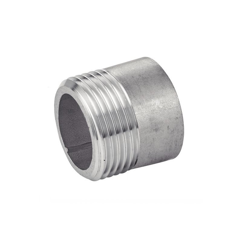 Embout inox 316L mâle à souder cylindrique filetés BSPP