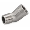 Coude 45° PN20 moulé inox 316 Mâle-femelle BSP