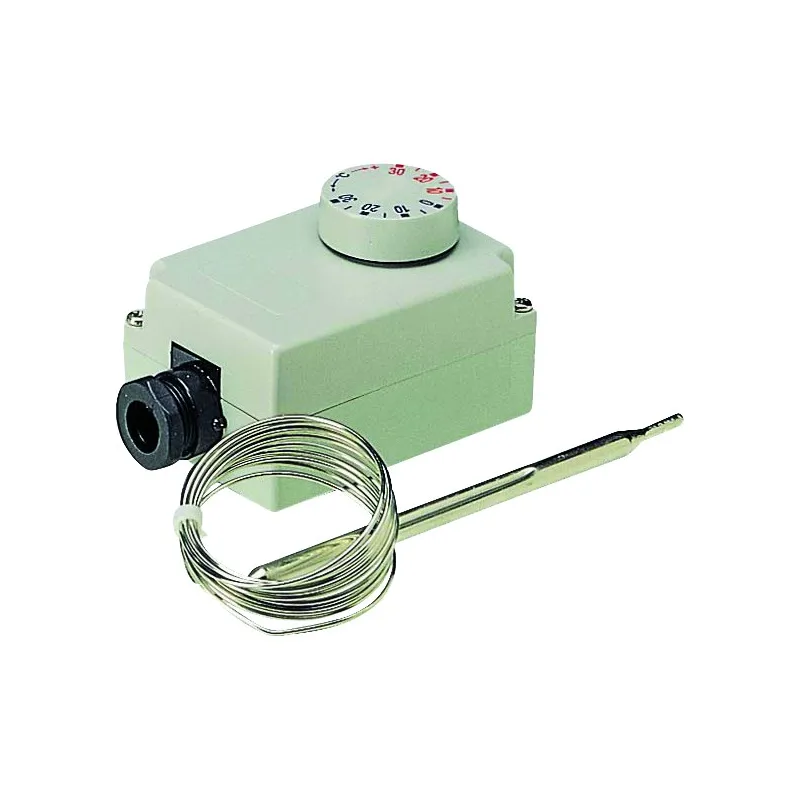 Thermostats sonde extérieure et capillaire étanches pour locaux humides